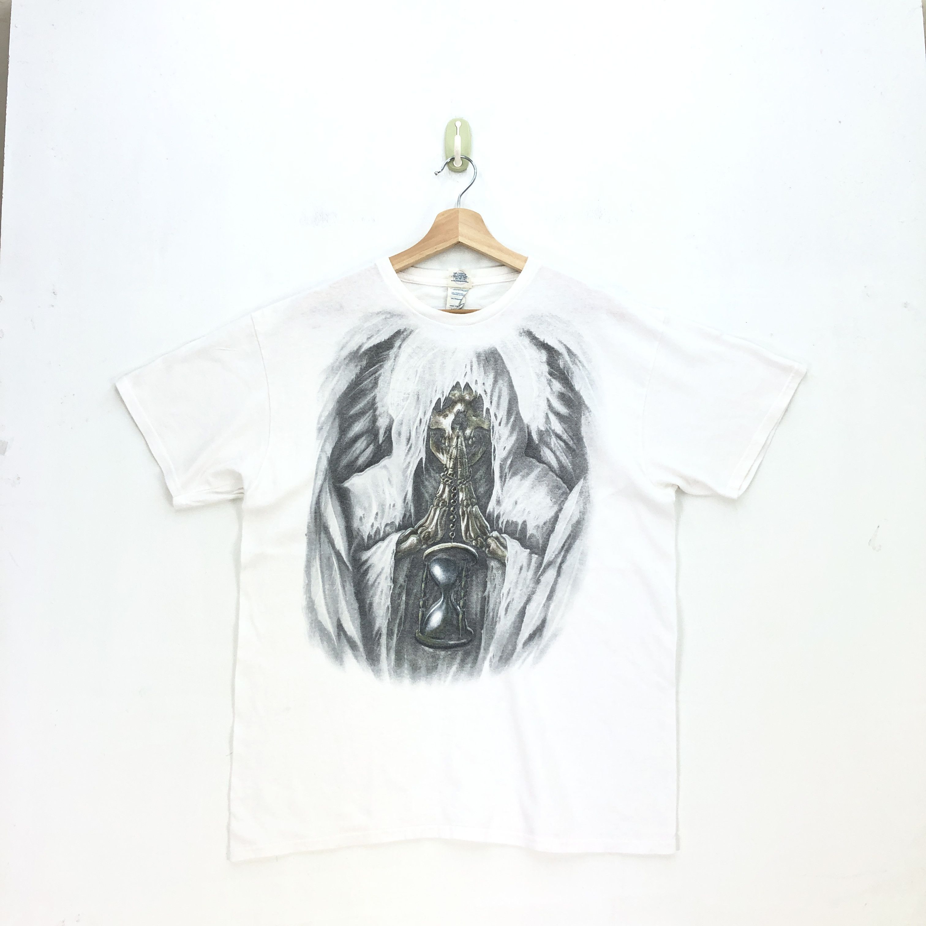 Japanese Brand Vintage Pop Culture Reaper Skull Men's Graphic Tees Size US M / EU 48-50 / 2 - 1 Thumbnail