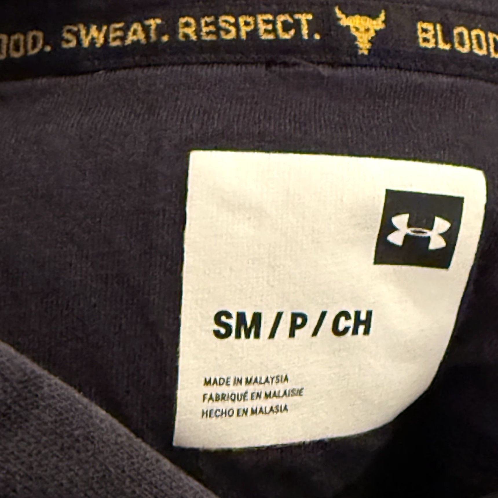 Under Armour Under Armour UA x Project Rock Hoodie Mens Small Training Workout Black 1346067 Size US S / EU 44-46 / 1 - 2 Thumbnail