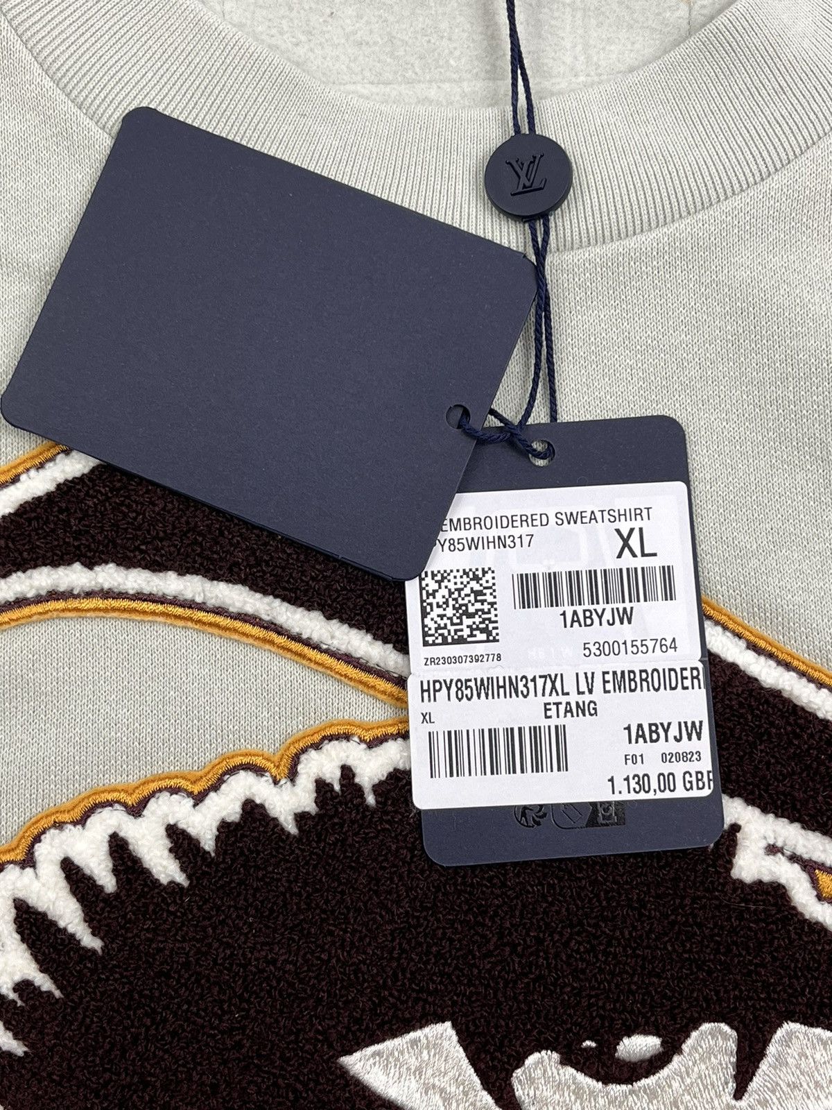 KidSuper EYE PATCH WORK JUMPER Size US XL / EU 56 / 4 - 7 Thumbnail