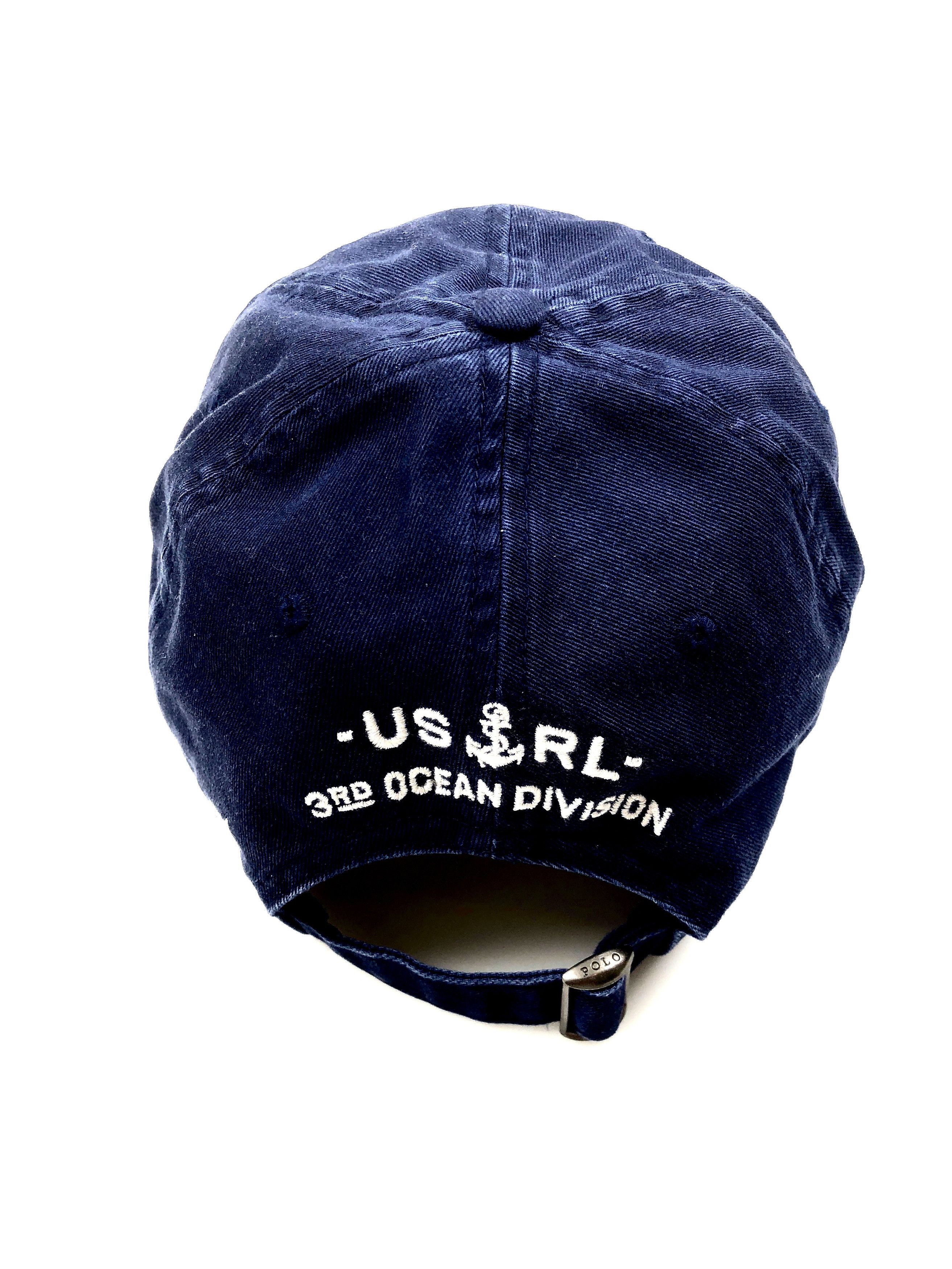 Polo Ralph Lauren NWT POLO RALPH LAUREN NAVY USRL RESCUE PATROL CHINO HAT Size ONE SIZE - 4 Thumbnail