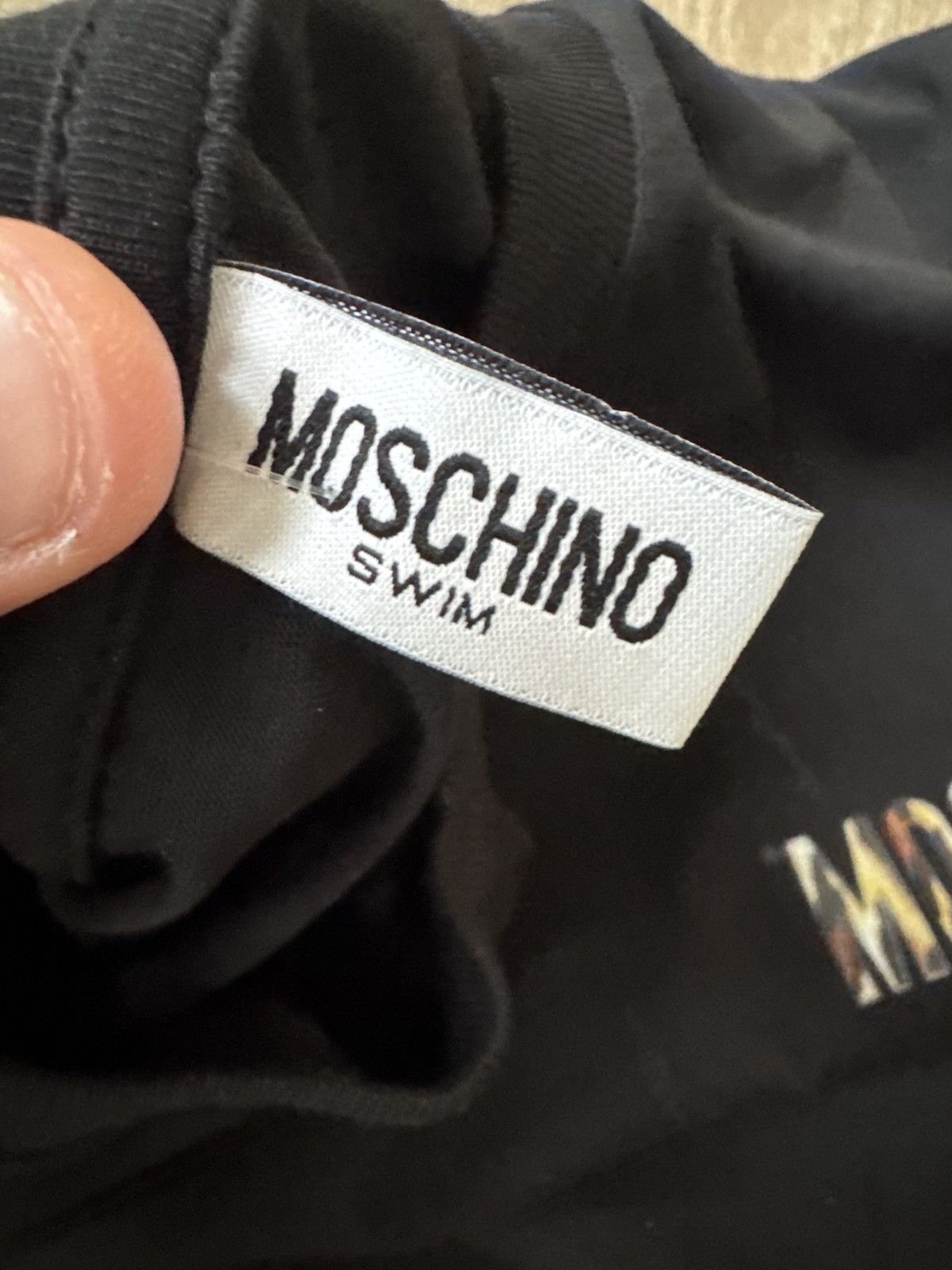 Moschino Black Moschino Tee Size US S / EU 44-46 / 1 - 6 Thumbnail