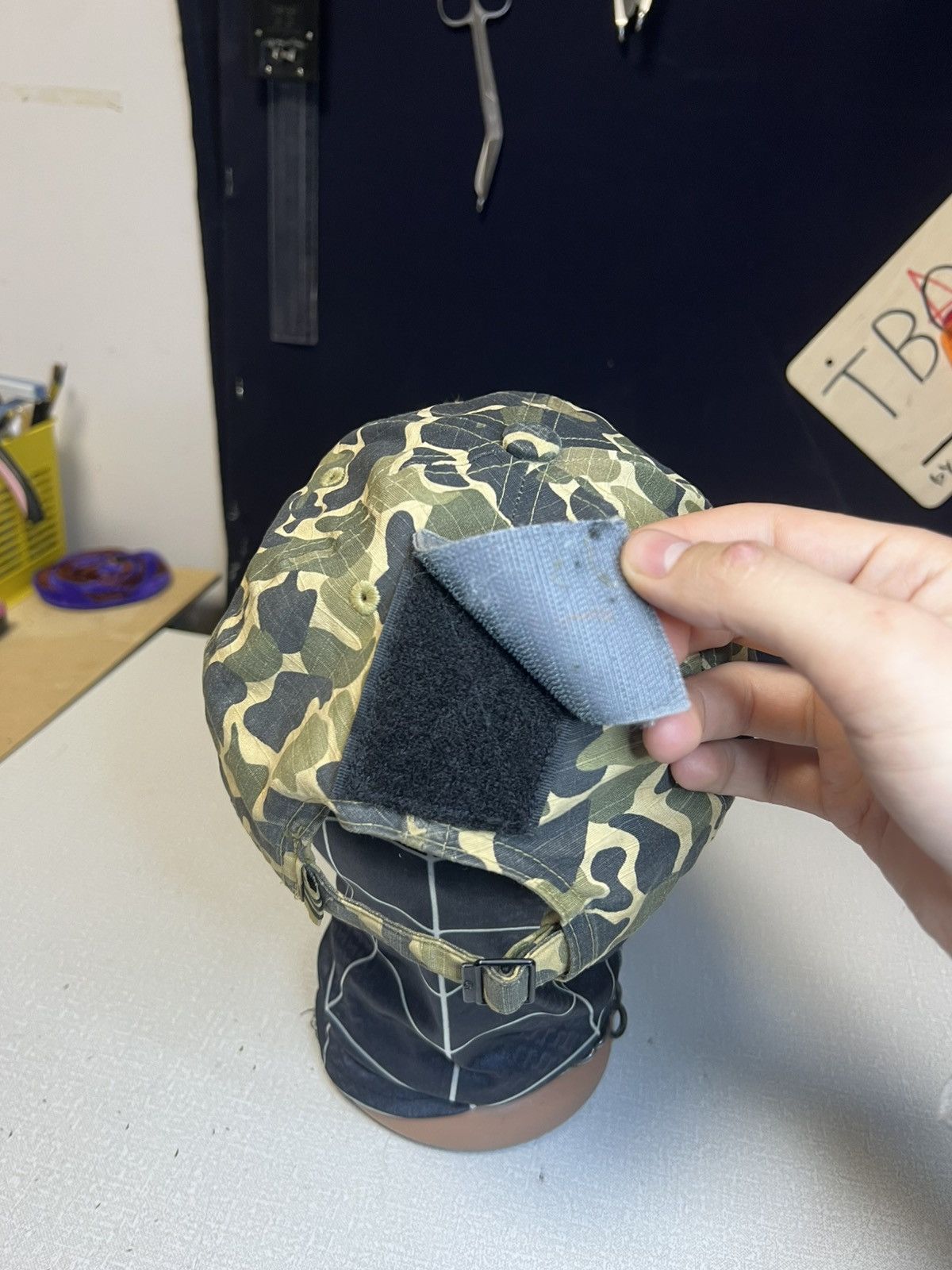Adidas Adidas Camo Mona Lisa Distressed Cap Size ONE SIZE - 6 Thumbnail