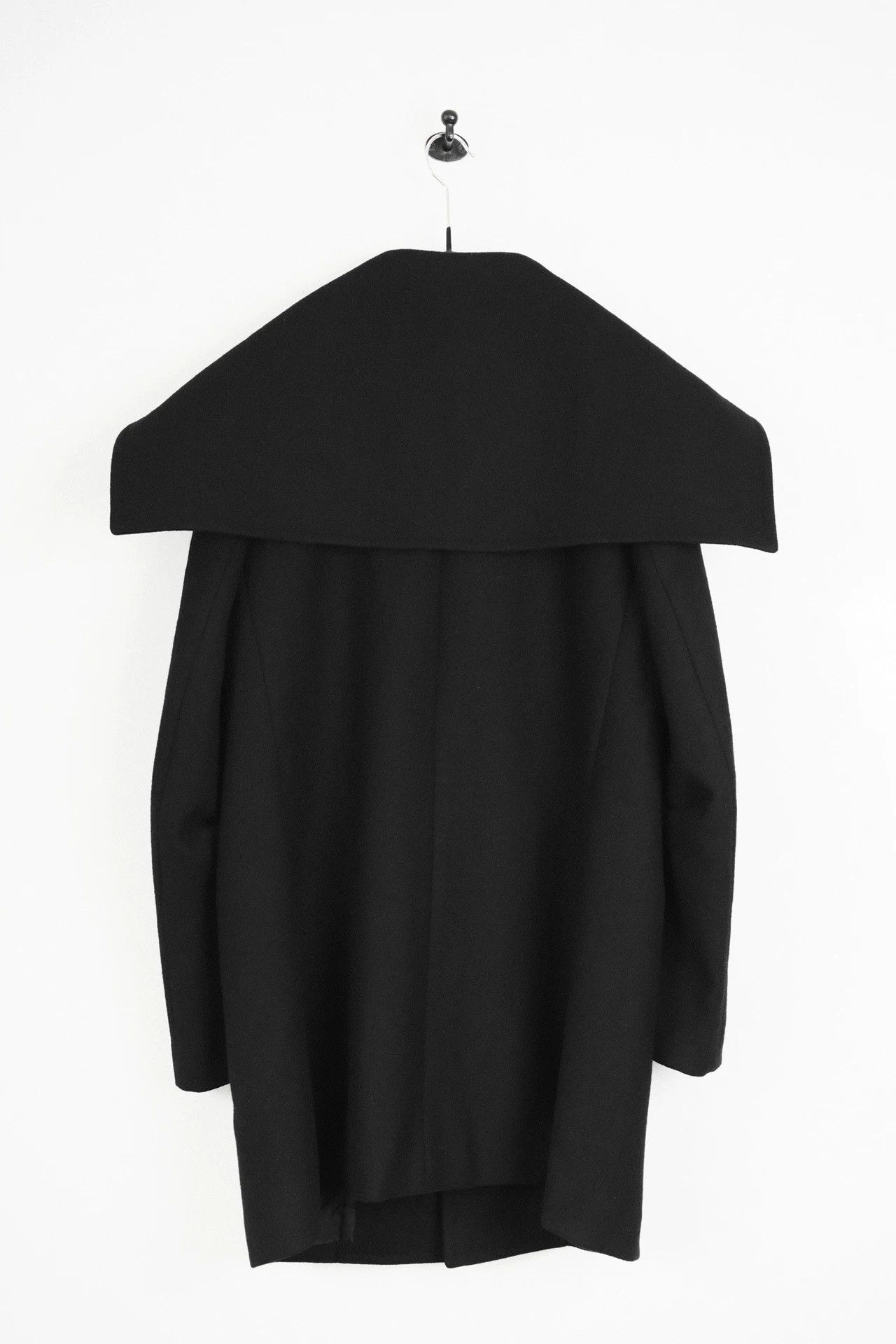 Yohji Yamamoto Yohji Yamamoto 03AW Vintage Witch Shawl-Collar Wmn Coat Size XS / US 0-2 / IT 36-38 - 7 Thumbnail