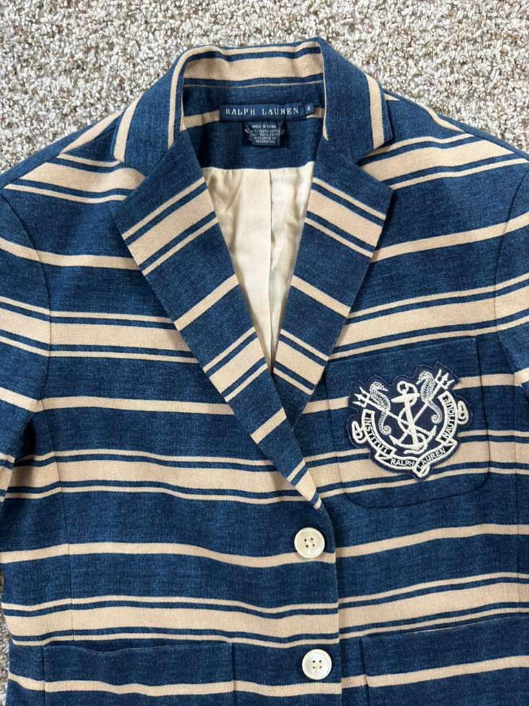 Polo Ralph Lauren Polo Ralph Lauren Seahorse Cotton Fitted Blazer Nautical 6 Size M / US 6-8 / IT 42-44 - 3 Thumbnail