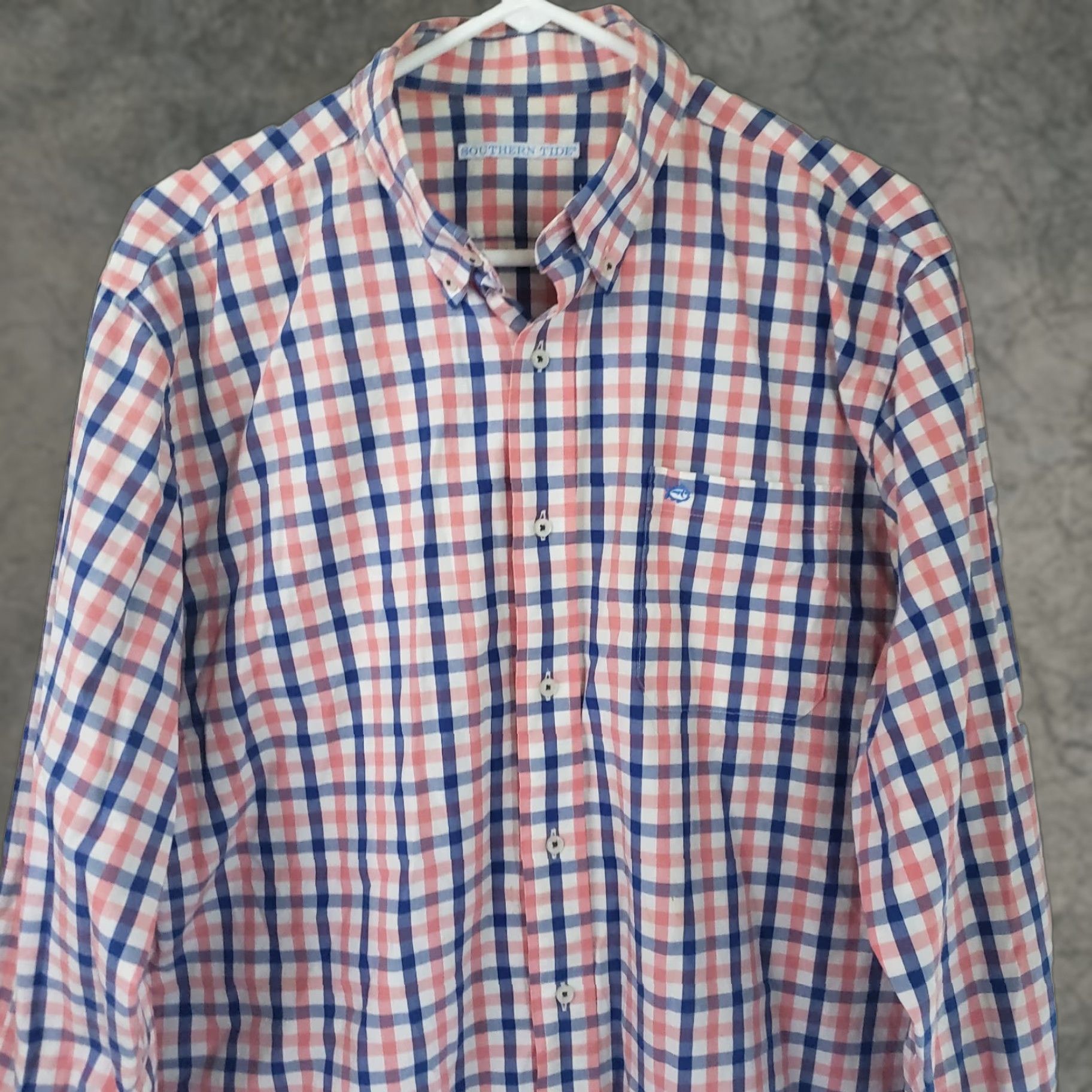 Southern Tide Southern Tide Shirt Men's L Cotton Plaid Button-Down Long Sleeve Size US L / EU 52-54 / 3 - 1 Thumbnail