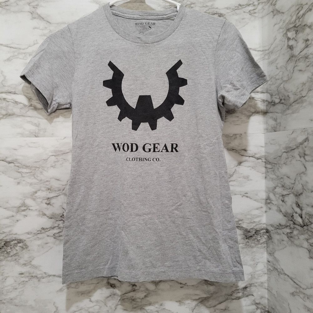 Alphalete Athletics Wod Gear Tee Shirt Short Sleeve Gray Small Size S / US 4 / IT 40 - 1 Thumbnail