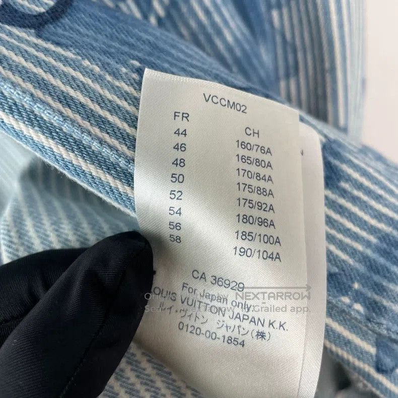 Louis Vuitton Louis Vuitton Light blue logo jacket Size US S / EU 44-46 / 1 - 9 Thumbnail