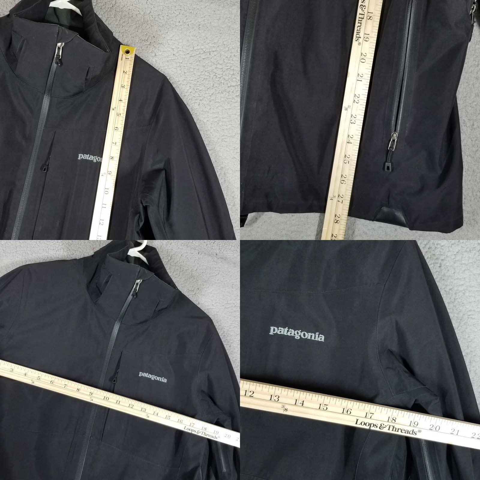 Patagonia Patagonia Powder Bowl Jacket Womens Large Black Solid Zip Insulated Parka Outdoor Ski Fall Winter Casual Travel Regular Mid-Length Size L / US 10 / IT 46 - 8 Thumbnail