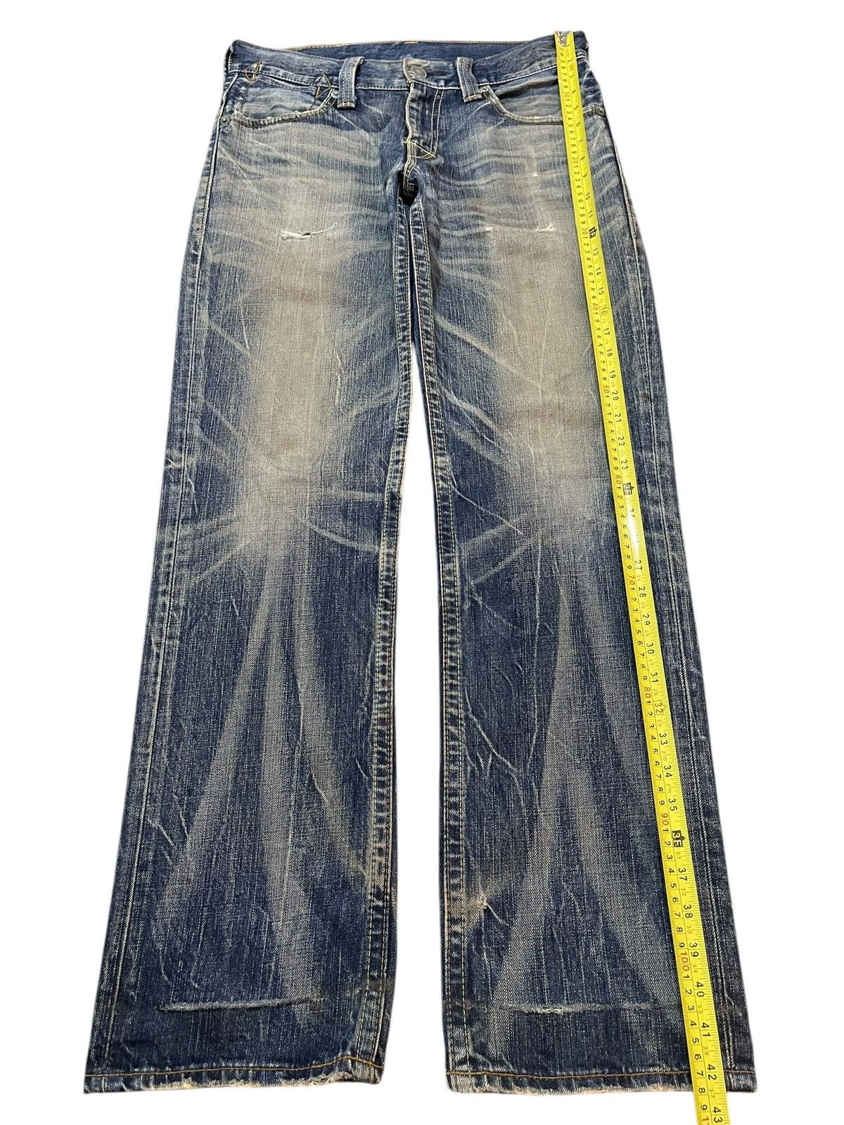 Levi's Vintage 90s Levis 502 Blue Thunder Wash Style Loose Jeans Size US 32 / EU 48 - 13 Thumbnail