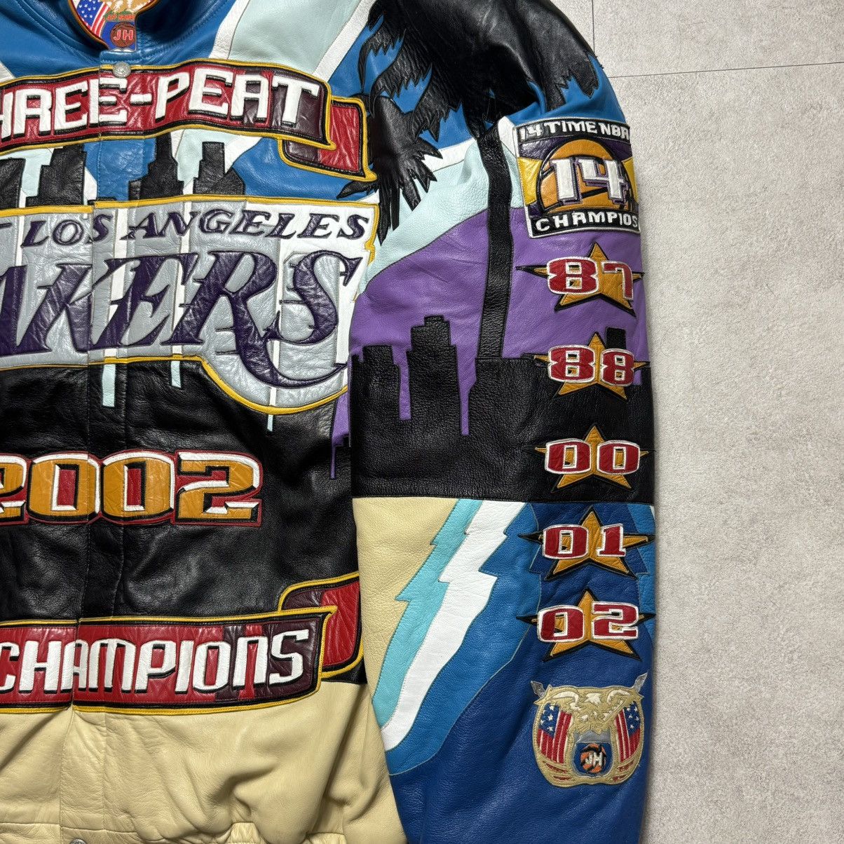 Jeff Hamilton Jeff Hamilton NBA Lakers 2002 3 Peat Champions Jacket Size US XXL / EU 58 / 5 - 3 Thumbnail
