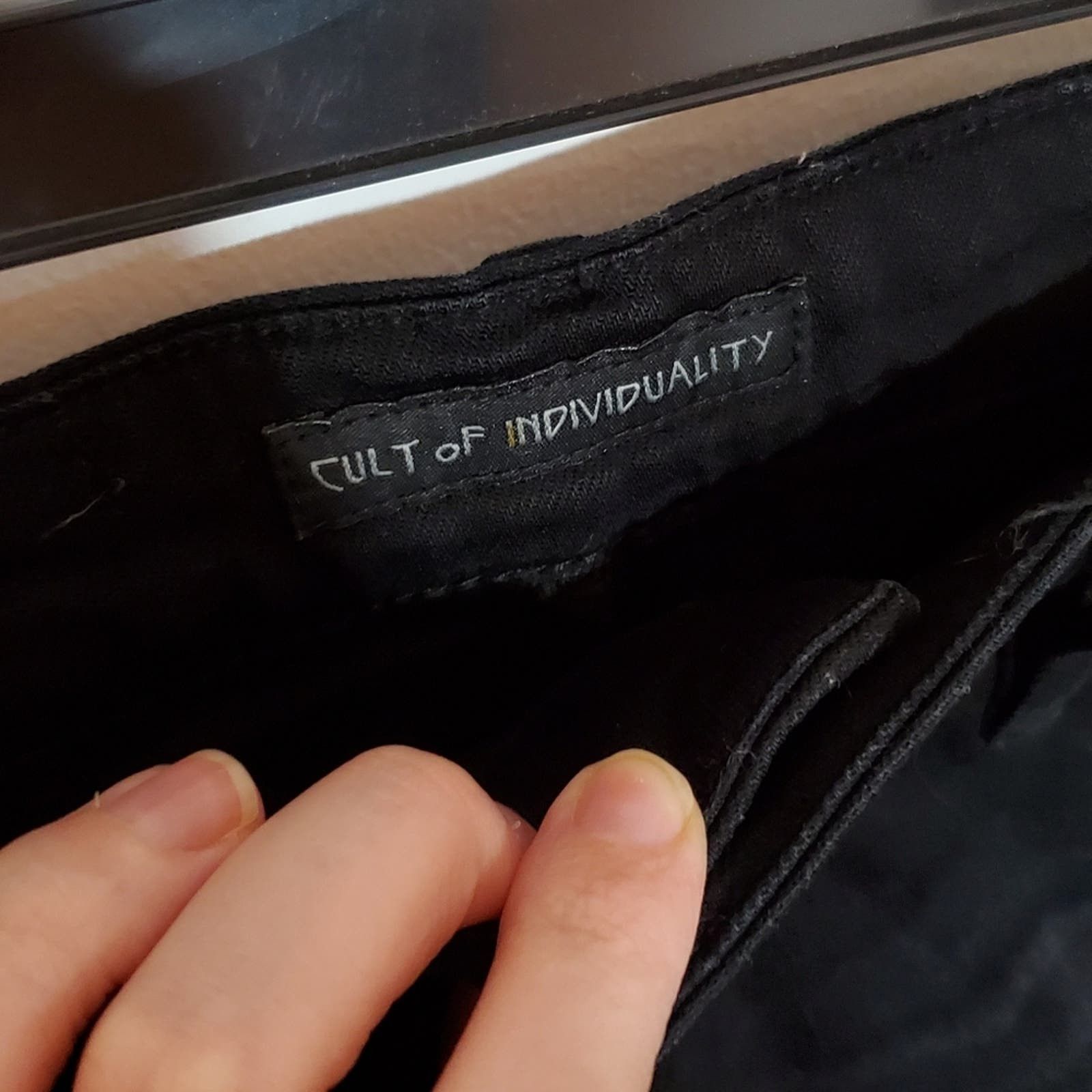 Cult Of Individuality Cult of Individuality Ex-lover Boyfriend Black Denim Shorts Size 26" / US 2 / IT 38 - 10 Thumbnail