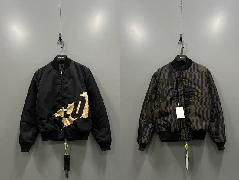 Givenchy Givenchy Geometric Pattern All-Over Printed Double Face Ja Size US L / EU 52-54 / 3 - 1 Thumbnail