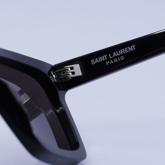 Saint Laurent SL610 001 Sunglasses Black Square Frame