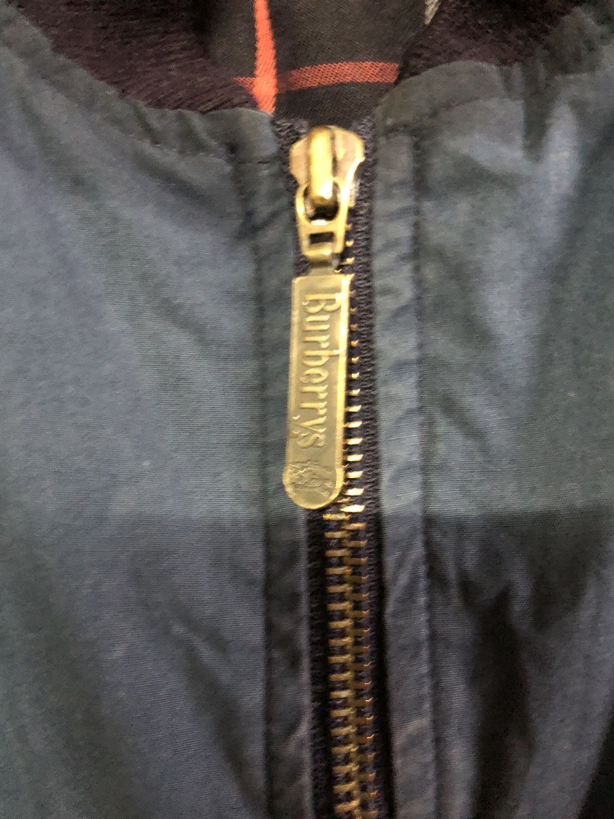 Burberry Vintage 80’s Burberrys Light Jacket Nova Check Zipper Size US L / EU 52-54 / 3 - 3 Thumbnail