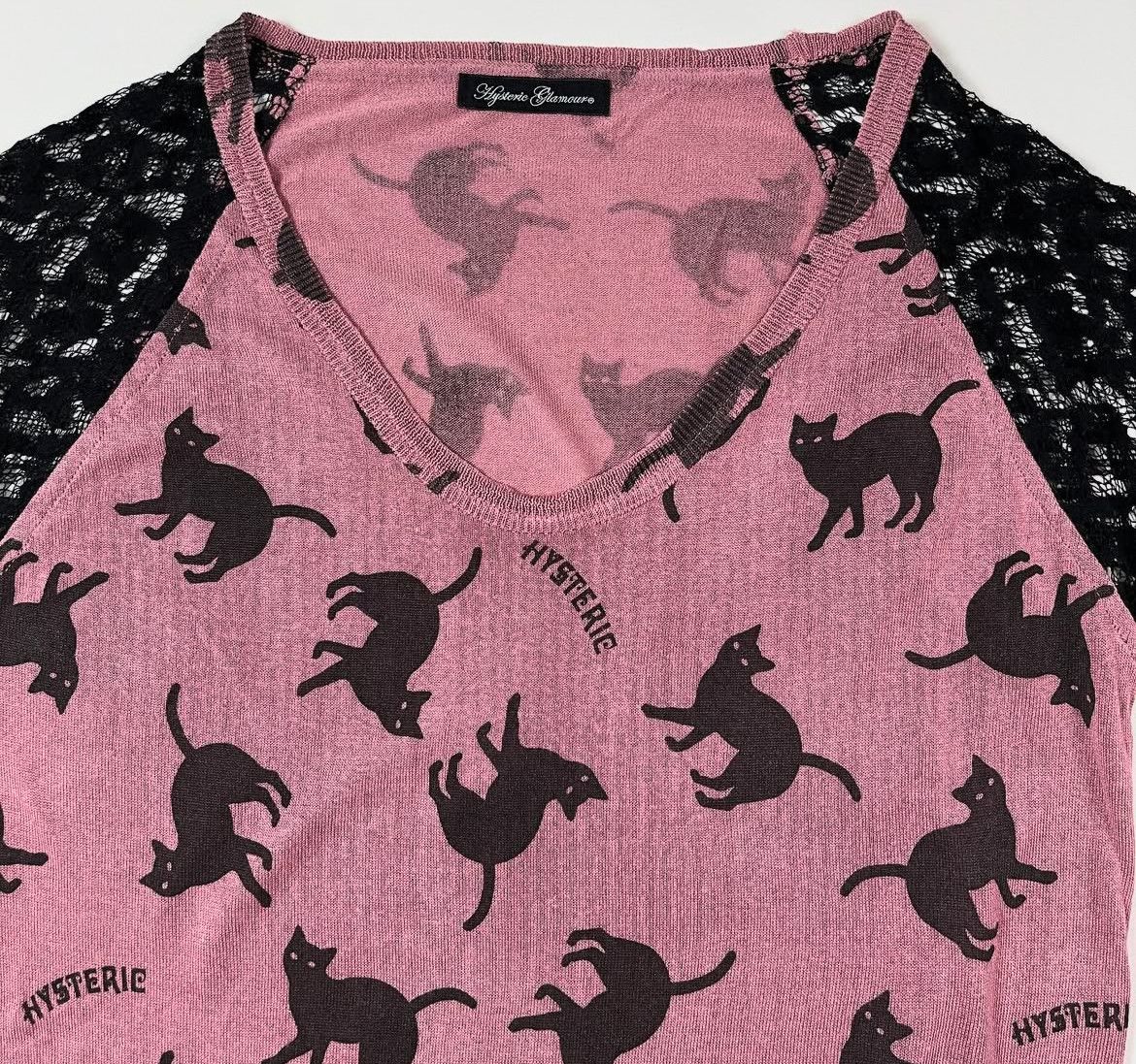 Hysteric Glamour 2000s Hysteric Glamour Cat Sillhouttes Sleeves y2k Lgb Size US XS / EU 42 / 0 - 3 Thumbnail
