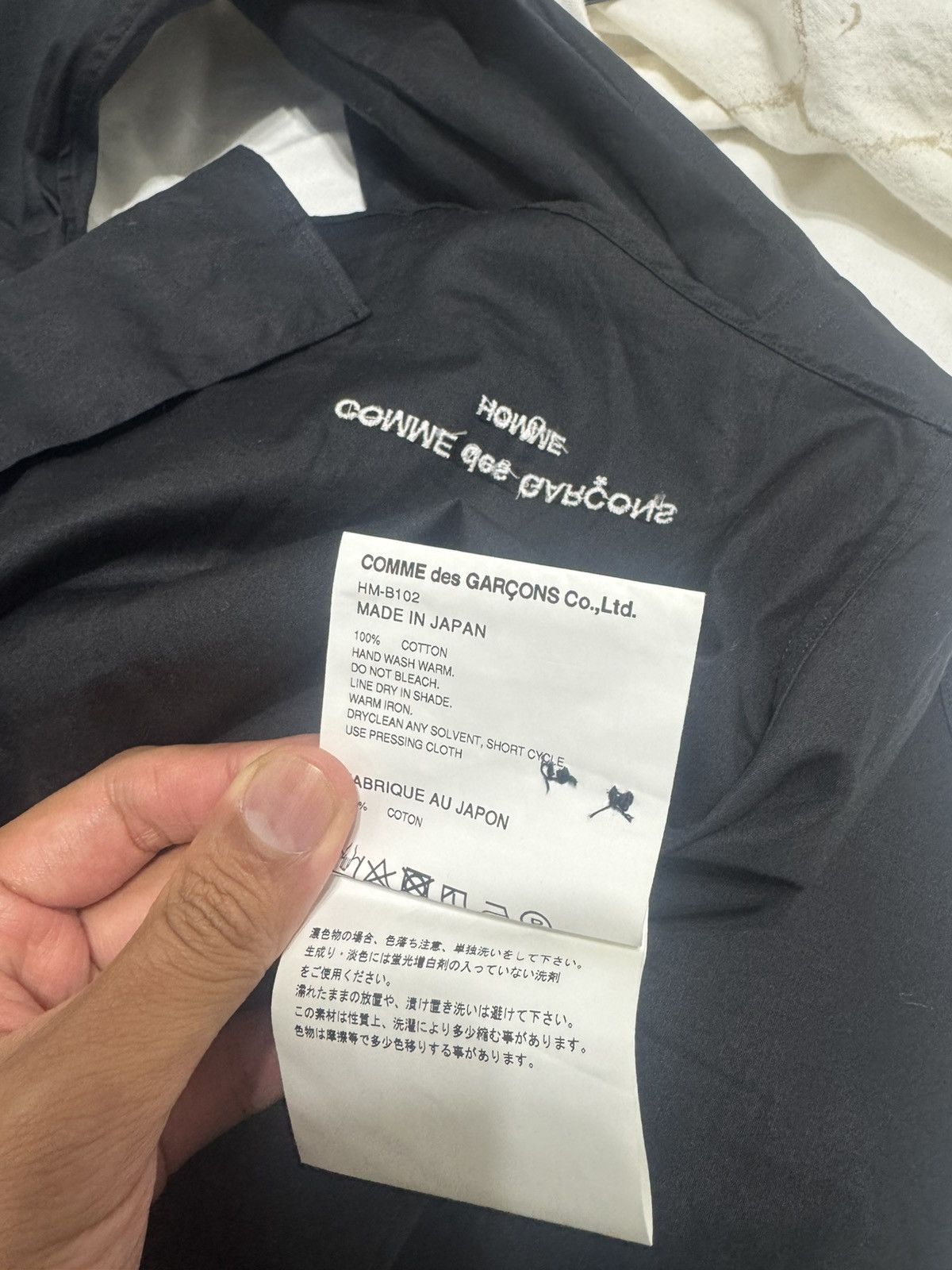 Comme des Garcons Homme Comme Des Garcon Homme long sleeve shirt Size US S / EU 44-46 / 1 - 7 Thumbnail