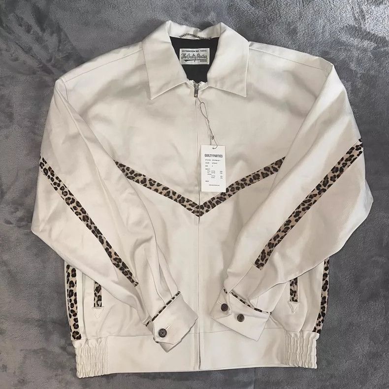 Gucci White Leopard Print Jacket Size S- DMC Size US S / EU 44-46 / 1 - 1 Thumbnail