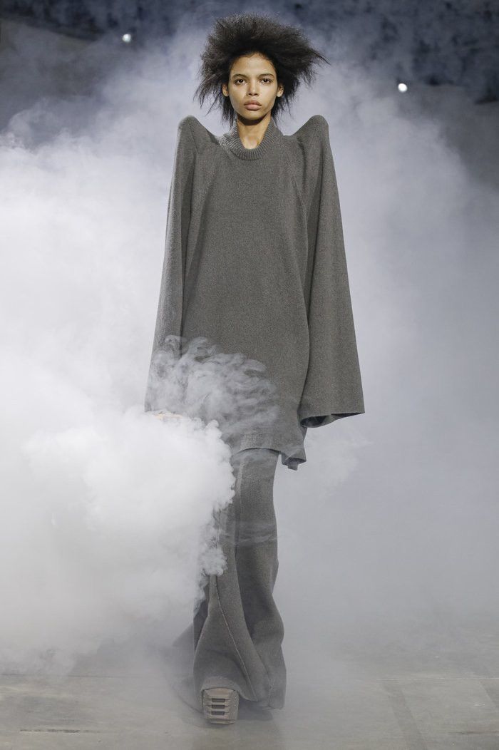 Rick Owens F/W 22 "STROBE" Cashmere Tec Runway Knit Rick Owens Size US M / EU 48-50 / 2 - 17 Thumbnail
