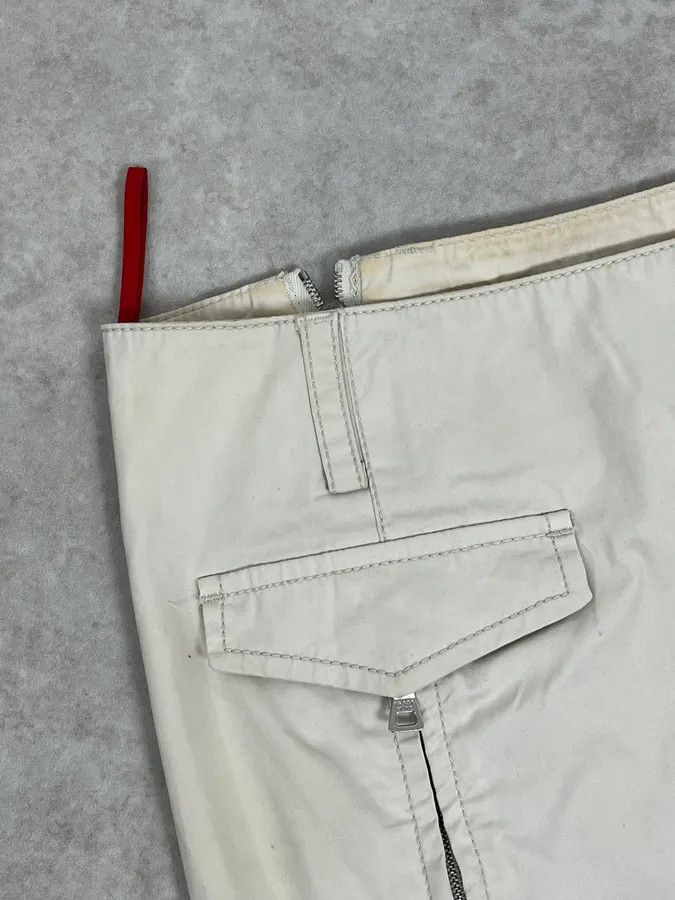 Prada Prada White Utility Multi Zips Skirt Size 30" / US 8 / IT 44 - 9 Thumbnail