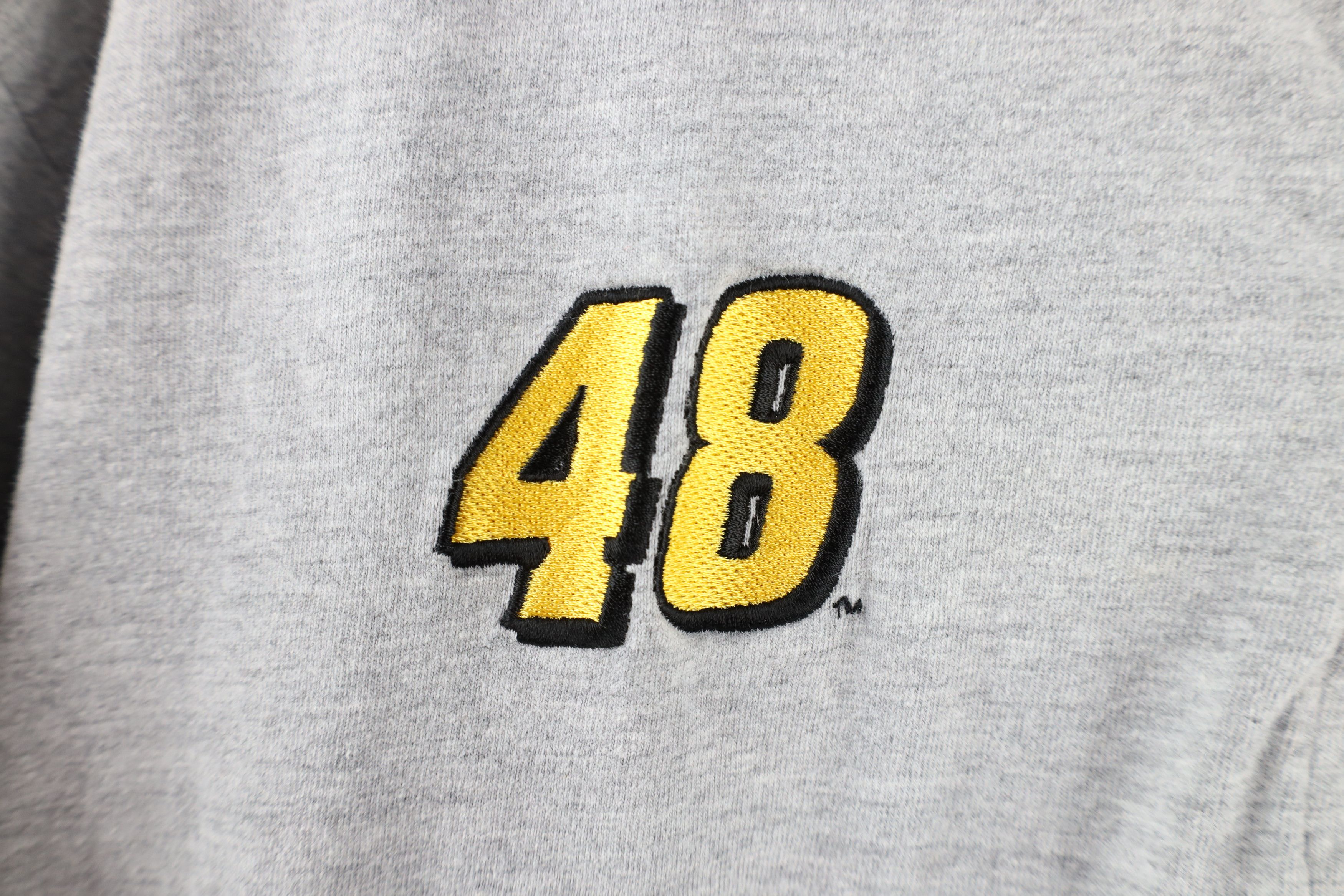 Vintage Vintage NASCAR Lowes Racing Jimmie Johnson Half Zip T-Shirt Size US XL / EU 56 / 4 - 5 Thumbnail