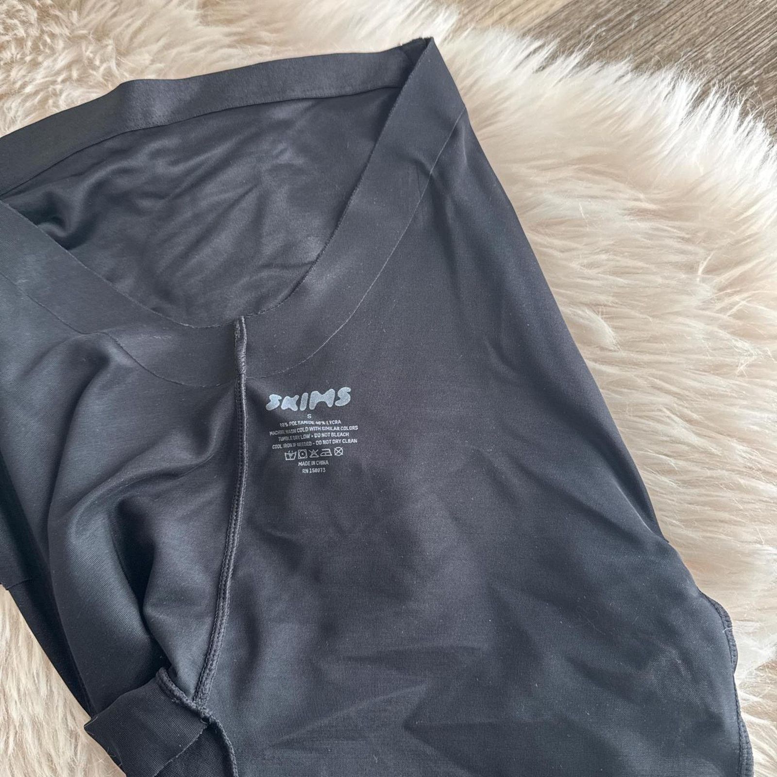 SKIMS NWOT SKIMS Barely There Low Back Short - Onyx S Size ONE SIZE - 3 Thumbnail
