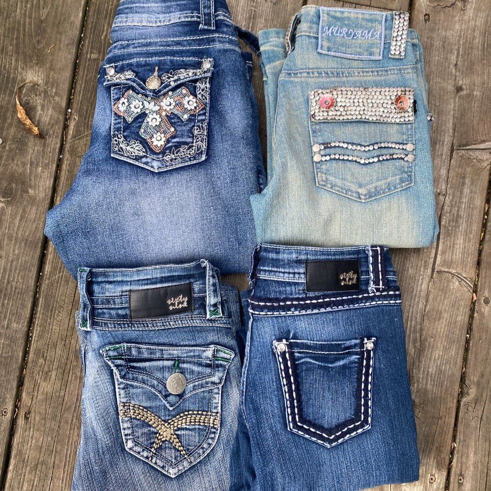 Miss Me × Vintage Vintage Y2K Denim Jeans Size 25-28 - Mirmana, Sixt Size 25" / US 0 / IT 36 - 4 Thumbnail