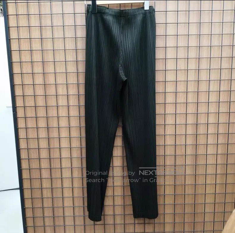 Other Issey Miyake SIZE:3 Dark Green Straight Pants Size 42" / US 20 - 2 Thumbnail