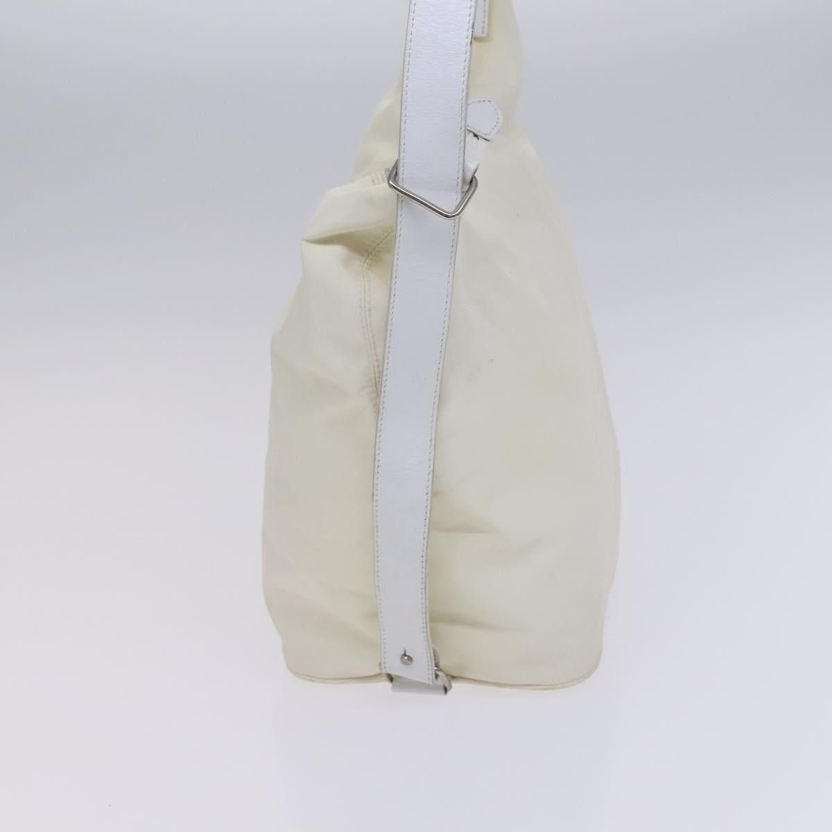 Fendi FENDI Shoulder Bag Nylon Leather Beige White Silver Size ONE SIZE - 4 Thumbnail