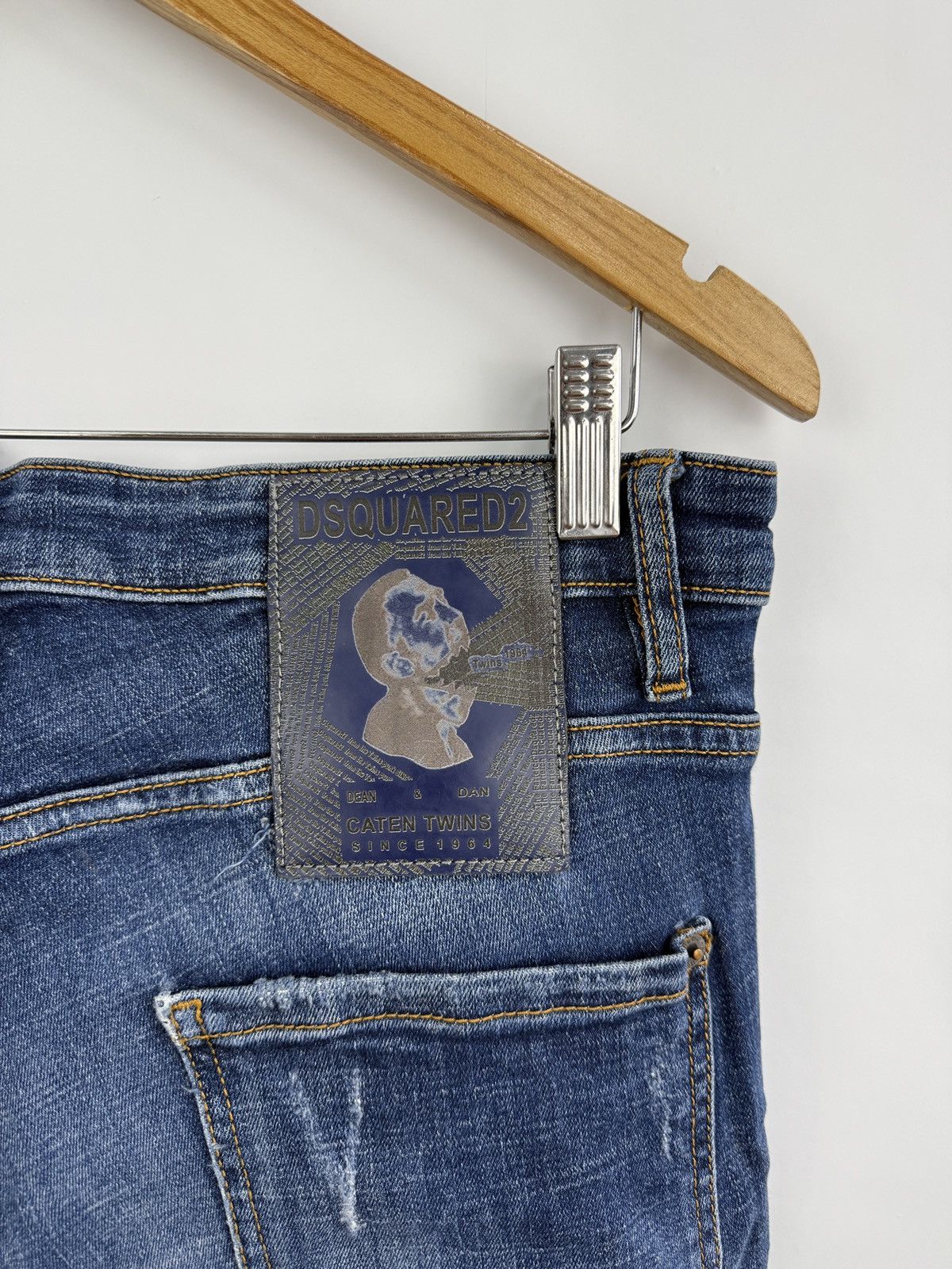 Dsquared2 🇮🇹 Dsquared2 Caten Twins Jeans Made In Italy Y2K Rare Retro Size US 34 / EU 50 - 6 Thumbnail