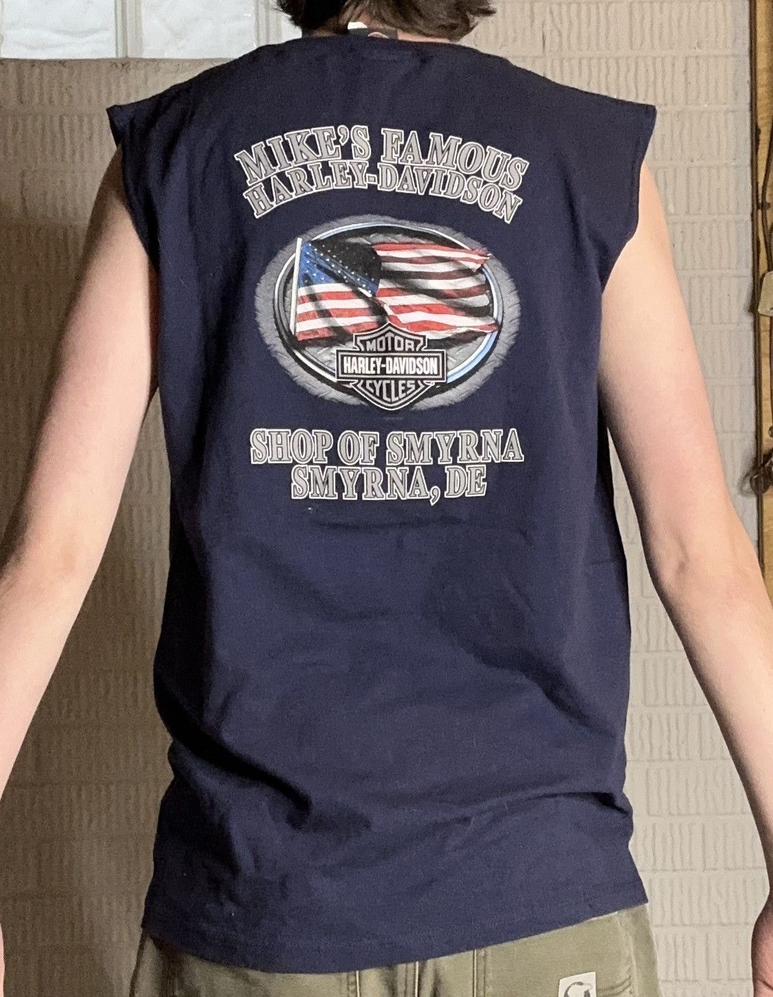 Harley Davidson Vintage Harley Davidson Made In USA Tank Top Size US L / EU 52-54 / 3 - 2 Thumbnail