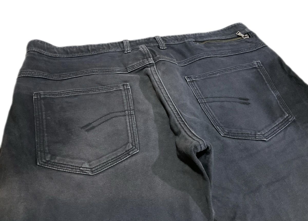 If Six Was Nine × Japanese Brand × Neil Barrett 🔥Archived Neil Barret Black Waxed Denim Zipper Size US 34 / EU 50 - 9 Thumbnail