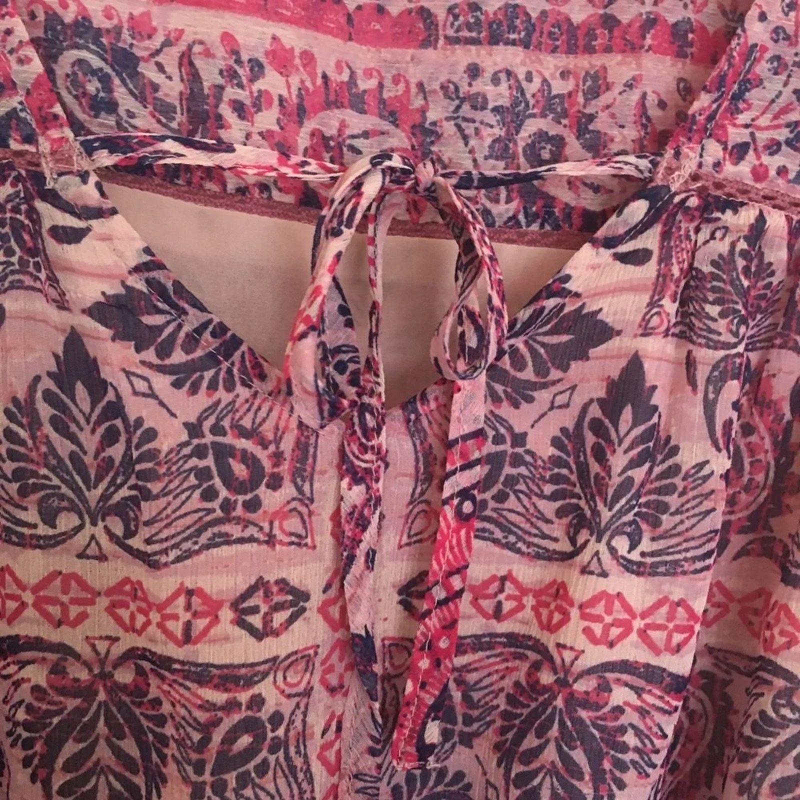 Lucky Brand Lucky Brand Live in Love paisley print mini Dress, size Med Size M / US 6-8 / IT 42-44 - 1 Thumbnail