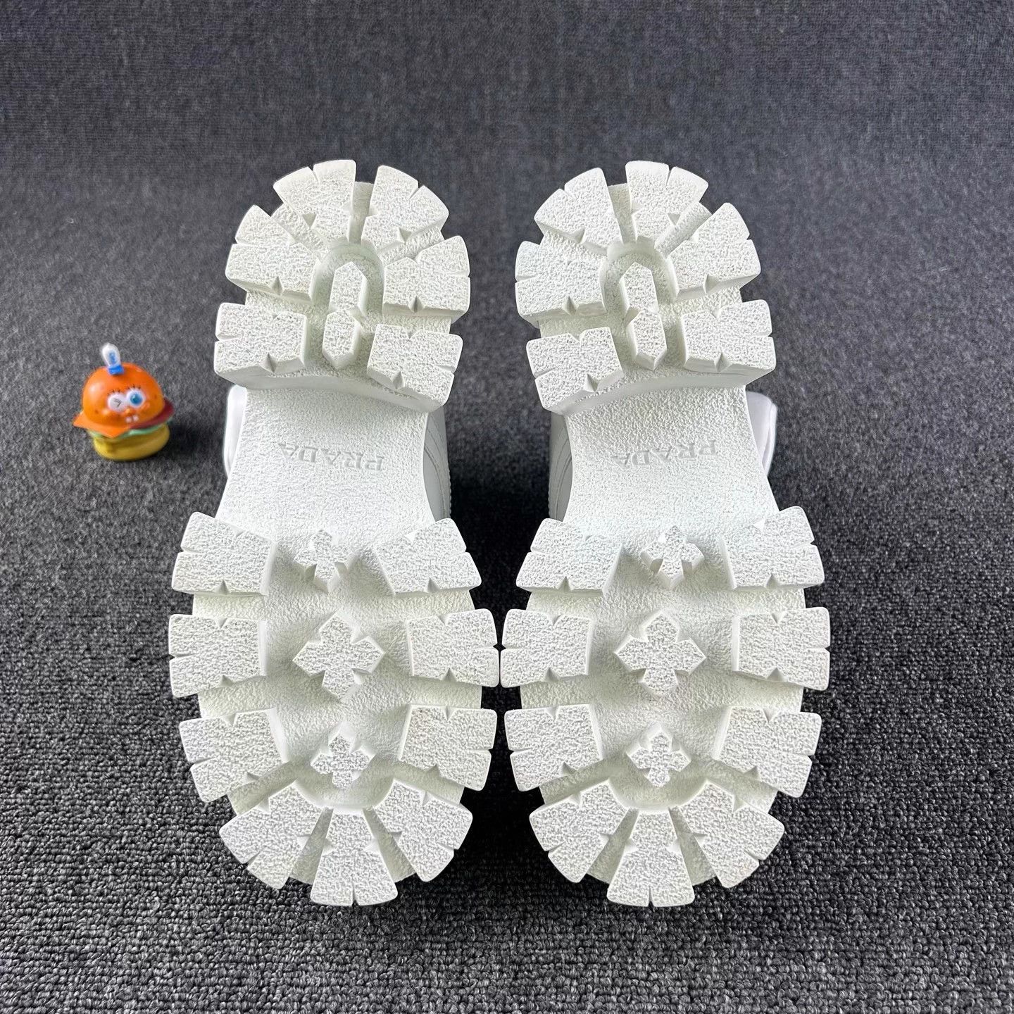 Prada Style: Prada White Platform Martin Boots Size US 5.5 / IT 35.5 - 6 Thumbnail