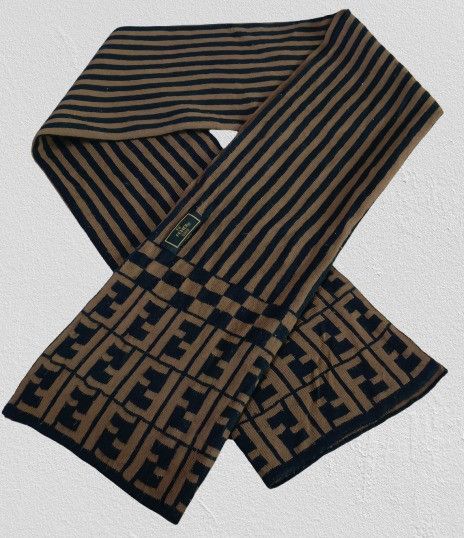 Fendi FENDI Zucca Stripe muffler Size ONE SIZE - 4 Thumbnail
