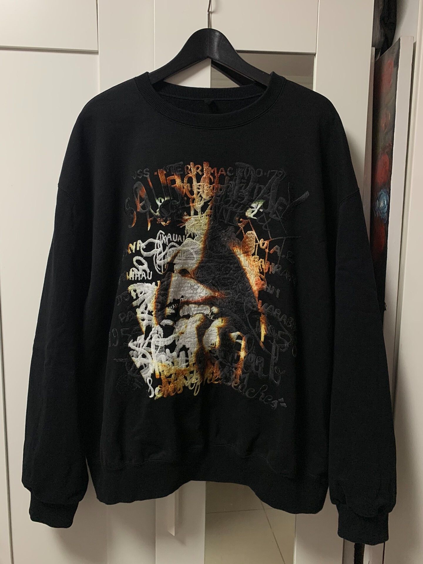 Doublet Doublet 19AW Embroidered Sweatshirt Size US L / EU 52-54 / 3 - 1 Thumbnail