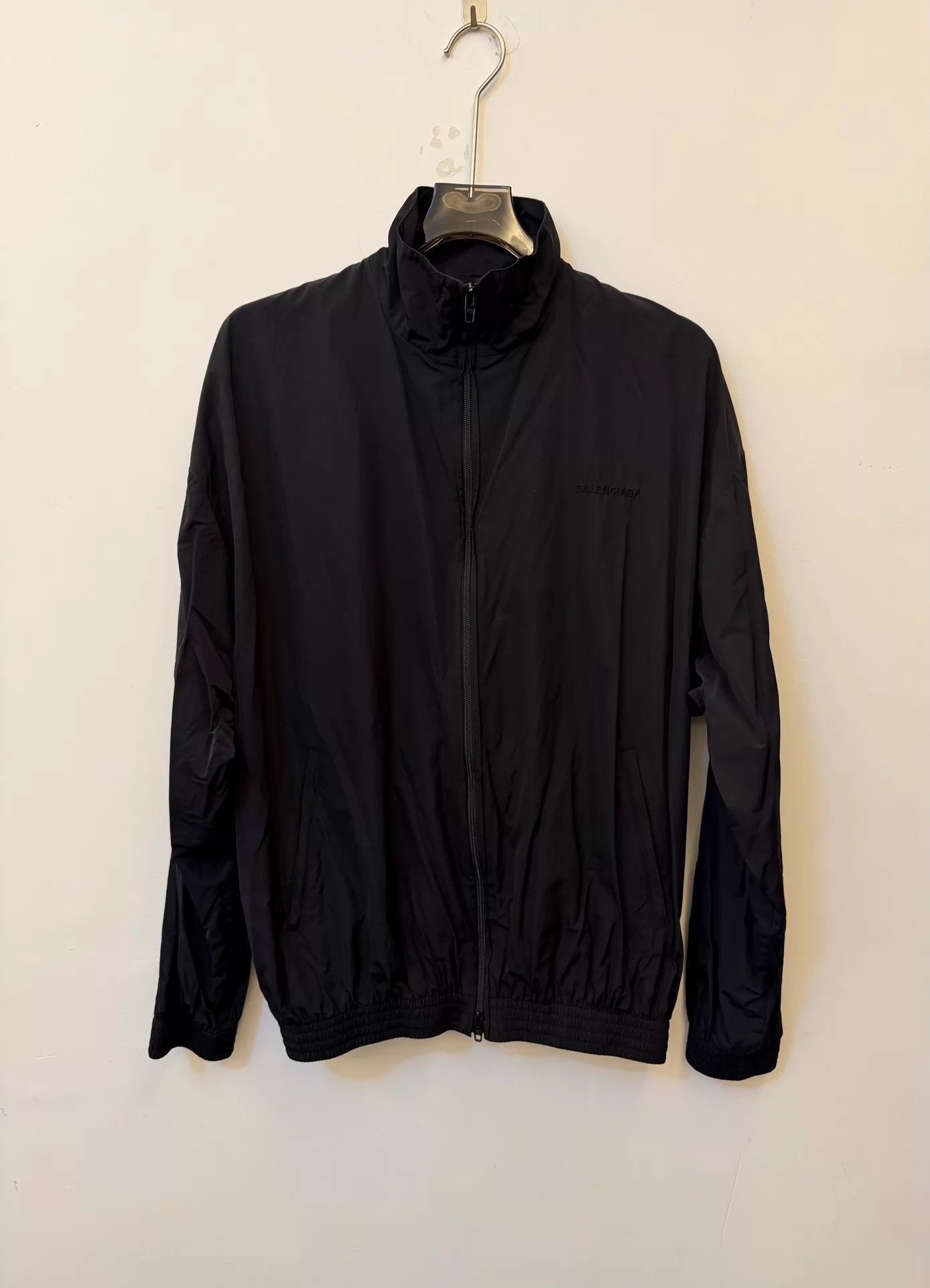 Balenciaga Balenciaga logo print regular fit unisex black jacket 44 Size US S / EU 44-46 / 1 - 1 Thumbnail
