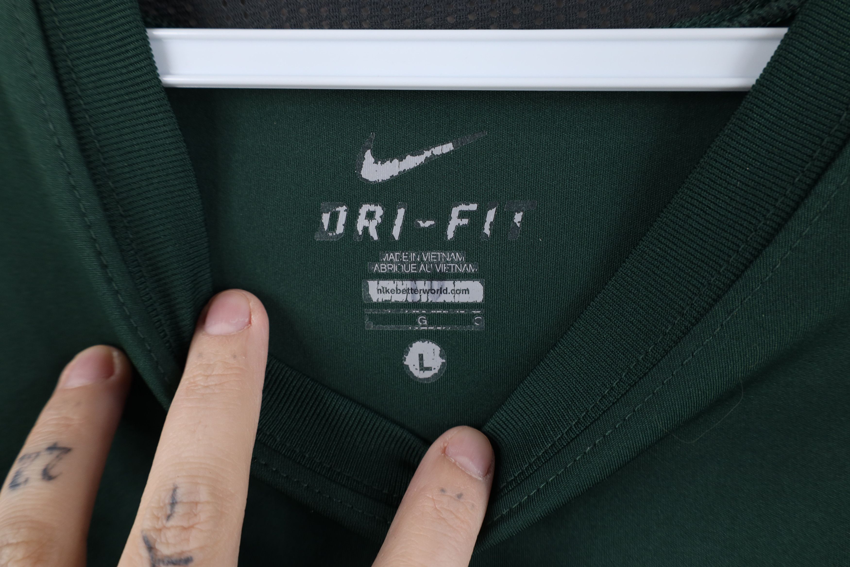 Nike Nike Michigan State University Short Sleeve T-Shirt Green Size US L / EU 52-54 / 3 - 9 Thumbnail