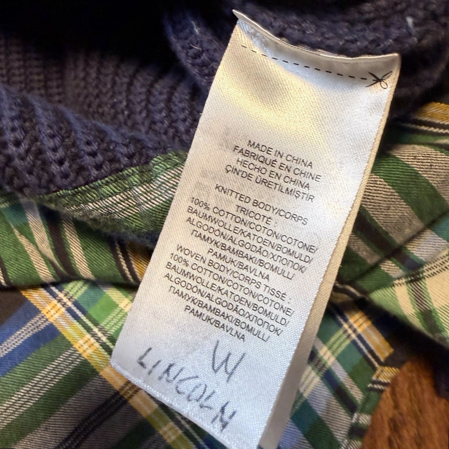 Ralph Lauren Lauren Ralph Lauren Layered Sweater Plaid Woman’s Size Large Knit Long Sleeve Size L / US 10 / IT 46 - 6 Thumbnail
