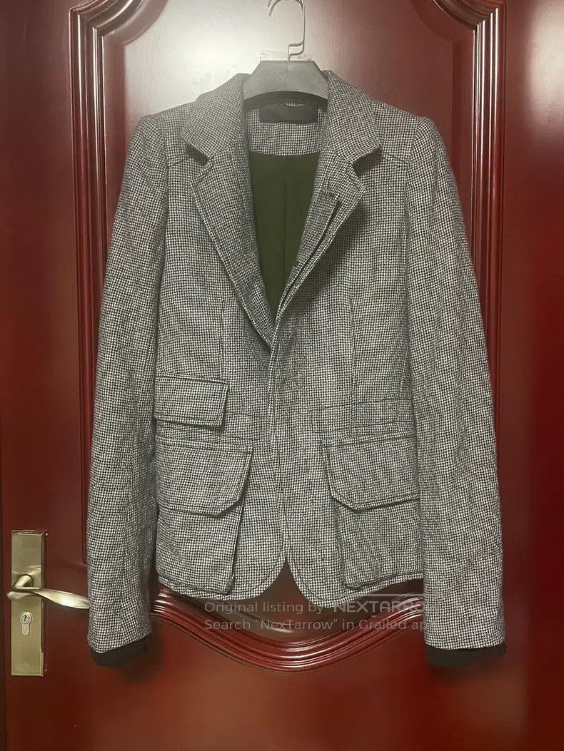 Haider Ackermann Haider Ackermann Houndstooth Blazer Size XXS / US 00 / IT 34 - 1 Thumbnail