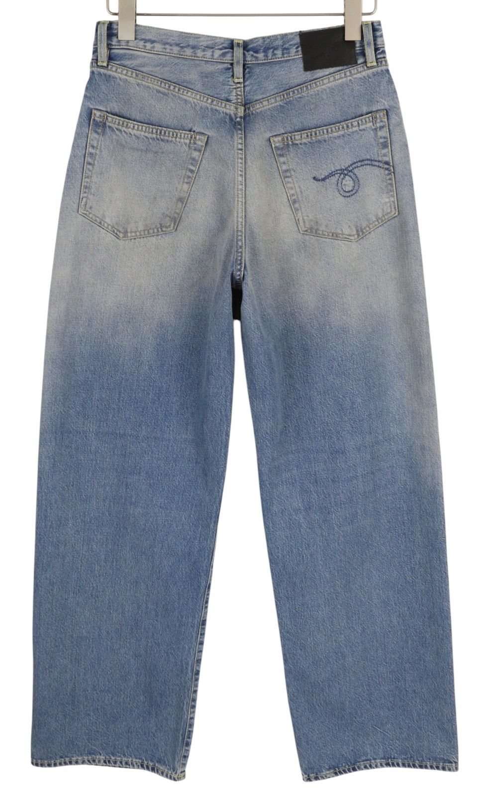R13 D'ARCY LOOSE 29 Veiled Blue Washed Zip Fly Denin 84414 Size 29" - 4 Thumbnail