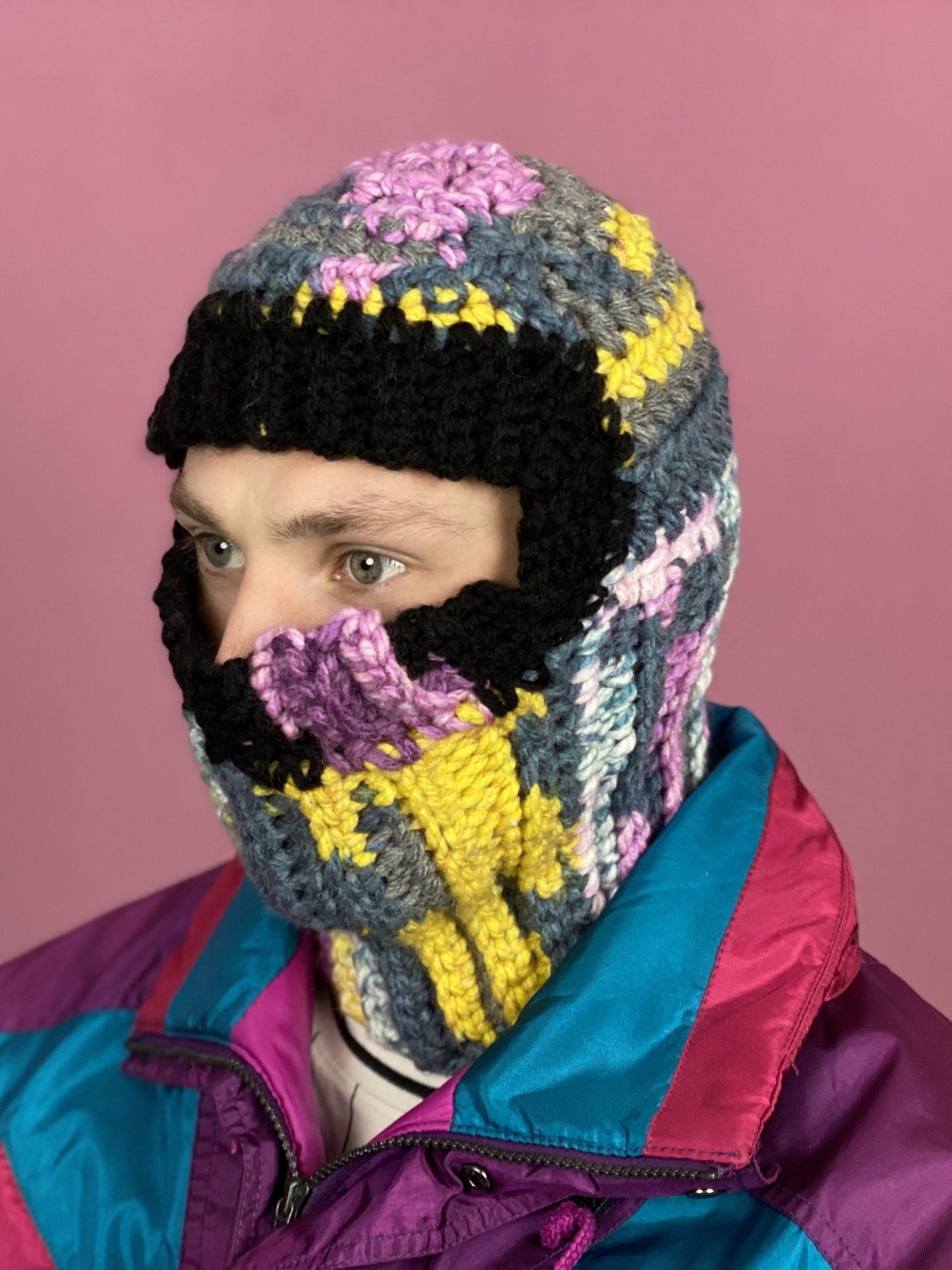 Nike × Vintage Handmade Knit Ski Mask - OS Size ONE SIZE - 1 Thumbnail