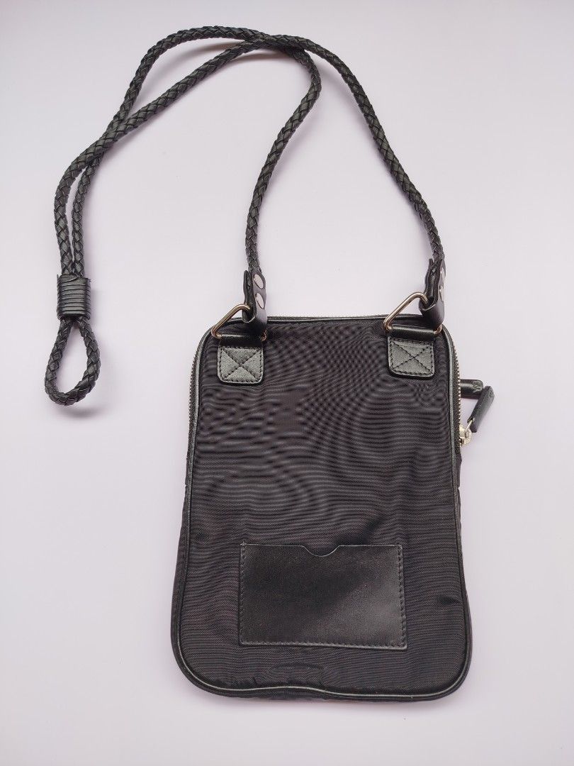 Yohji Yamamoto Y-3 Black Sling Bag / Crossbody Pouch. Size ONE SIZE - 8 Thumbnail