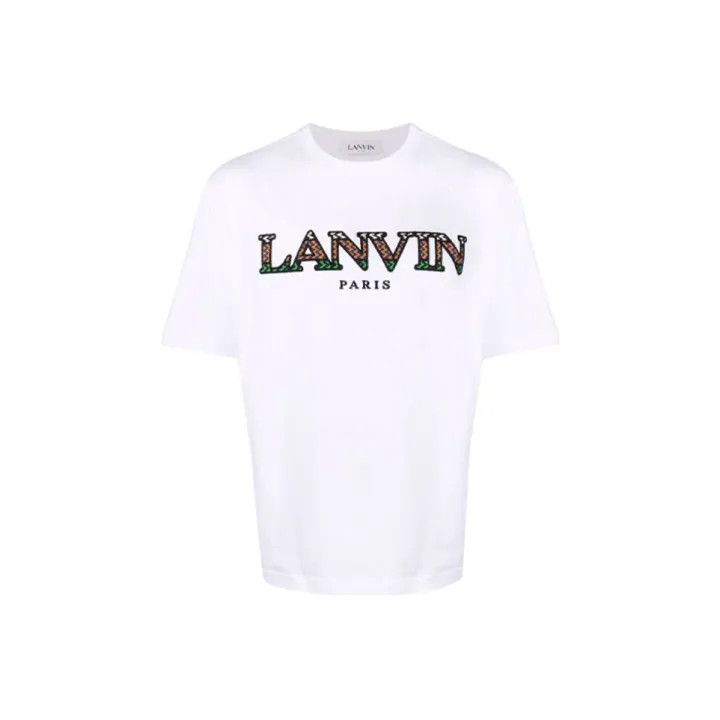 Lanvin Lanvin Logo Printed Short Sleeve T-Shirt 0079 Size US L / EU 52-54 / 3 - 1 Thumbnail