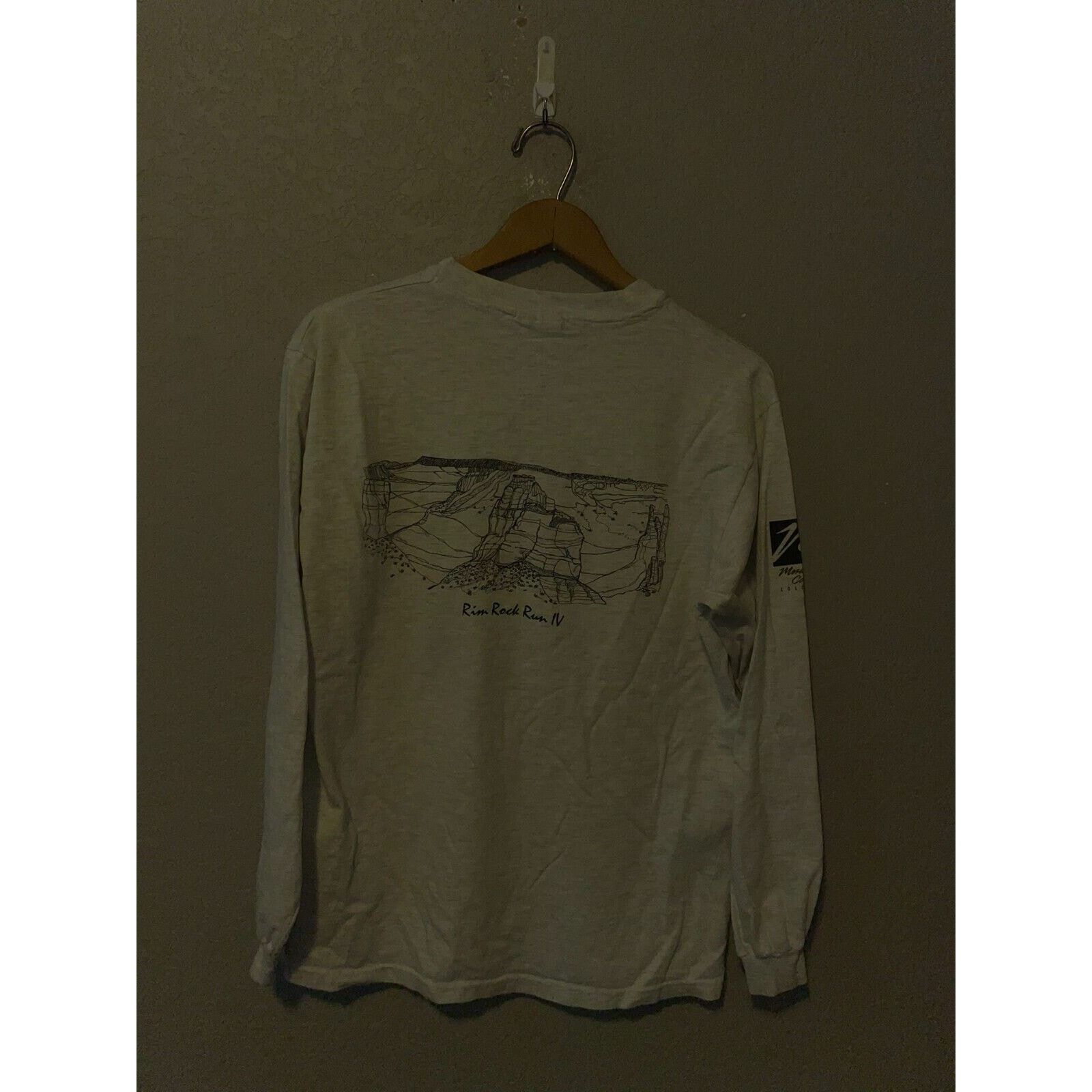 Hanes Vintage Rim Rock Run Shirt Mesa State Daily Sentinel Tee M Size US M / EU 48-50 / 2 - 5 Thumbnail