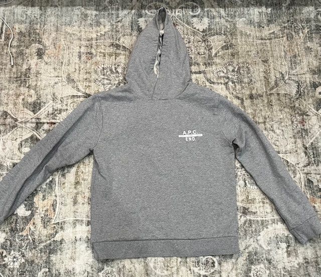 A.P.C. × END. A.P.C. x END. Collaborative Lightweight Grey Hoodie (M) Size US M / EU 48-50 / 2 - 1 Thumbnail