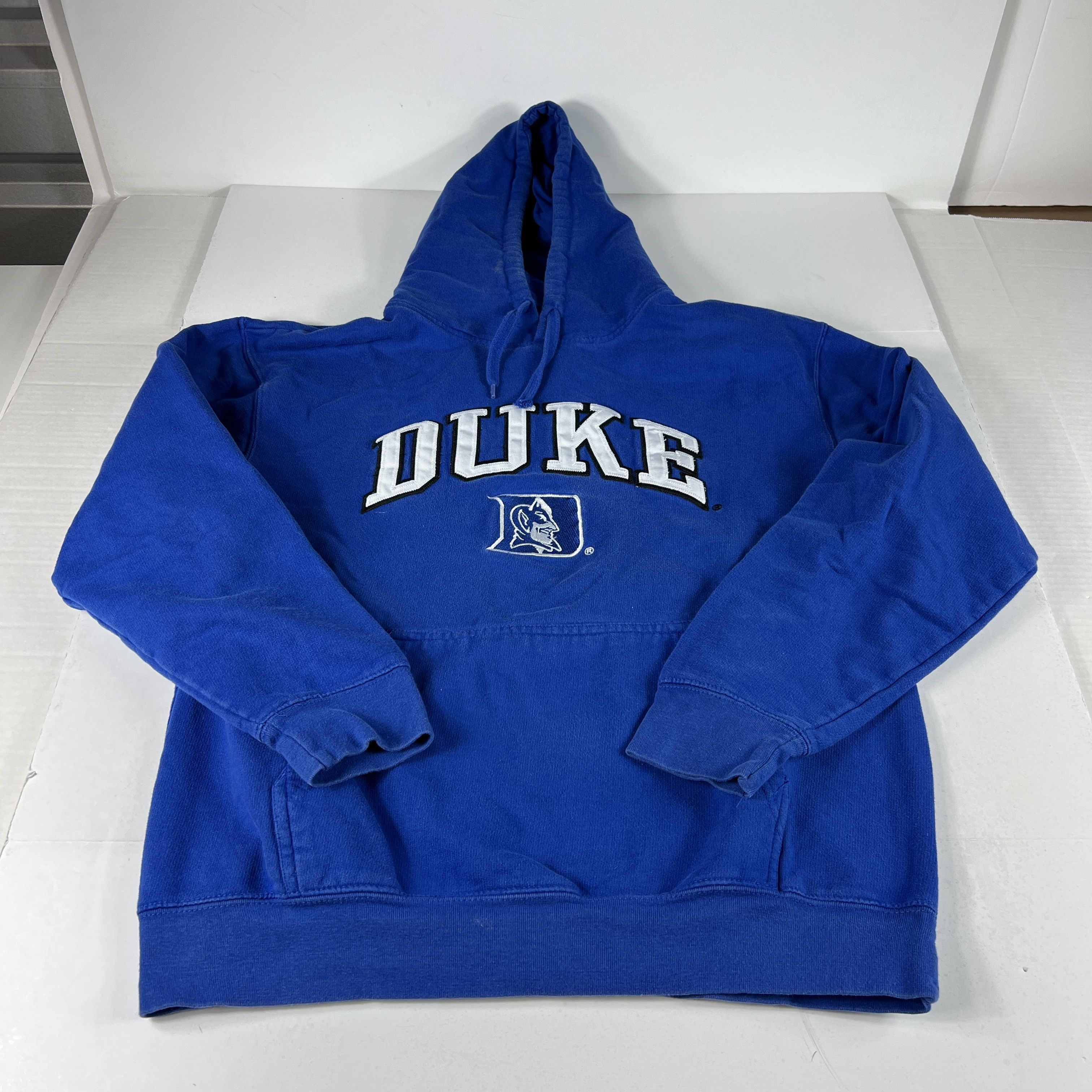 NCAA × Vintage Y2K Duke Blue Devils Sweatshirt Blue Faded Hoodie Size US M / EU 48-50 / 2 - 1 Thumbnail