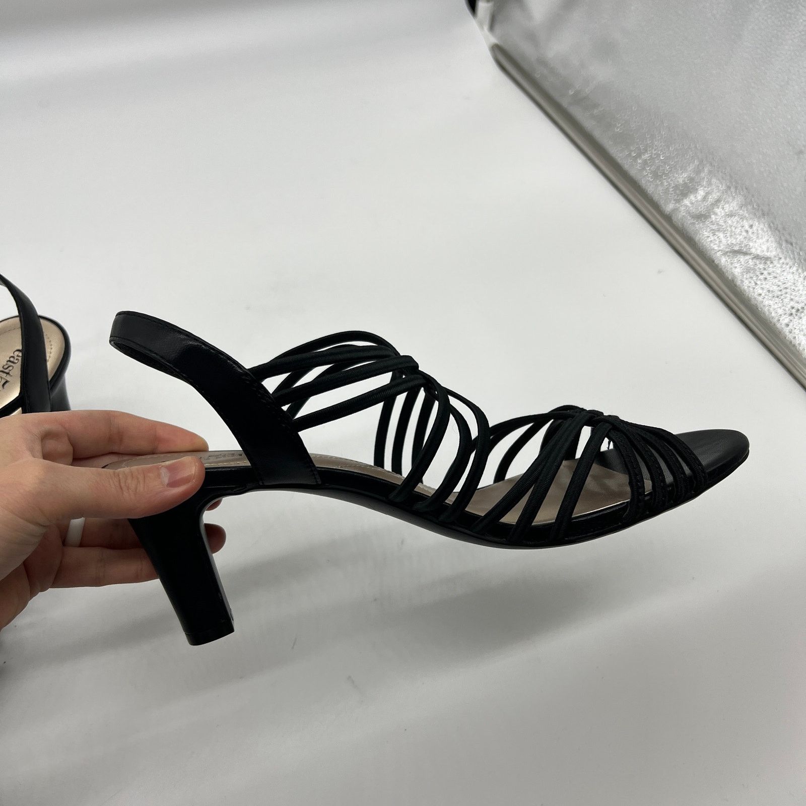 Other east 5th Womens Niko Heeled Sandals Black Size 10M Size US 10 / IT 40 - 12 Thumbnail