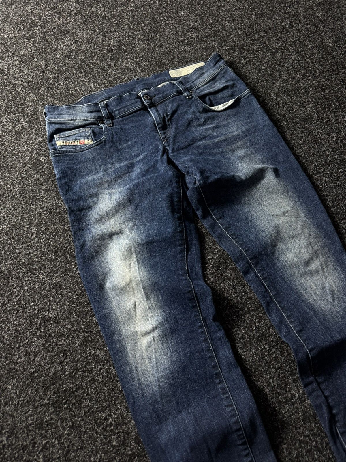 Diesel × If Six Was Nine × Vintage Vintage 90s Y2K Distressed Diesel Industry Jeans baggy pants Size 31" - 5 Thumbnail