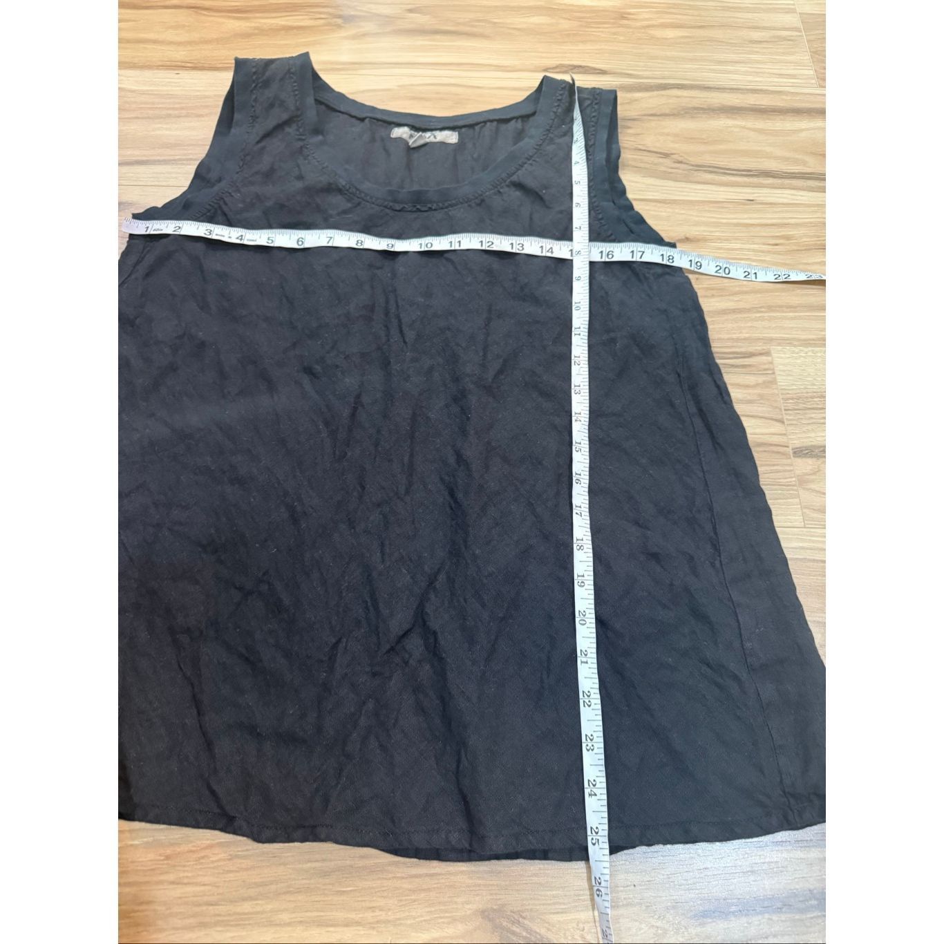 FLAX Flax NWOT linen sleeveless top neck and arm trim cotton size Size S / US 4 / IT 40 - 7 Thumbnail