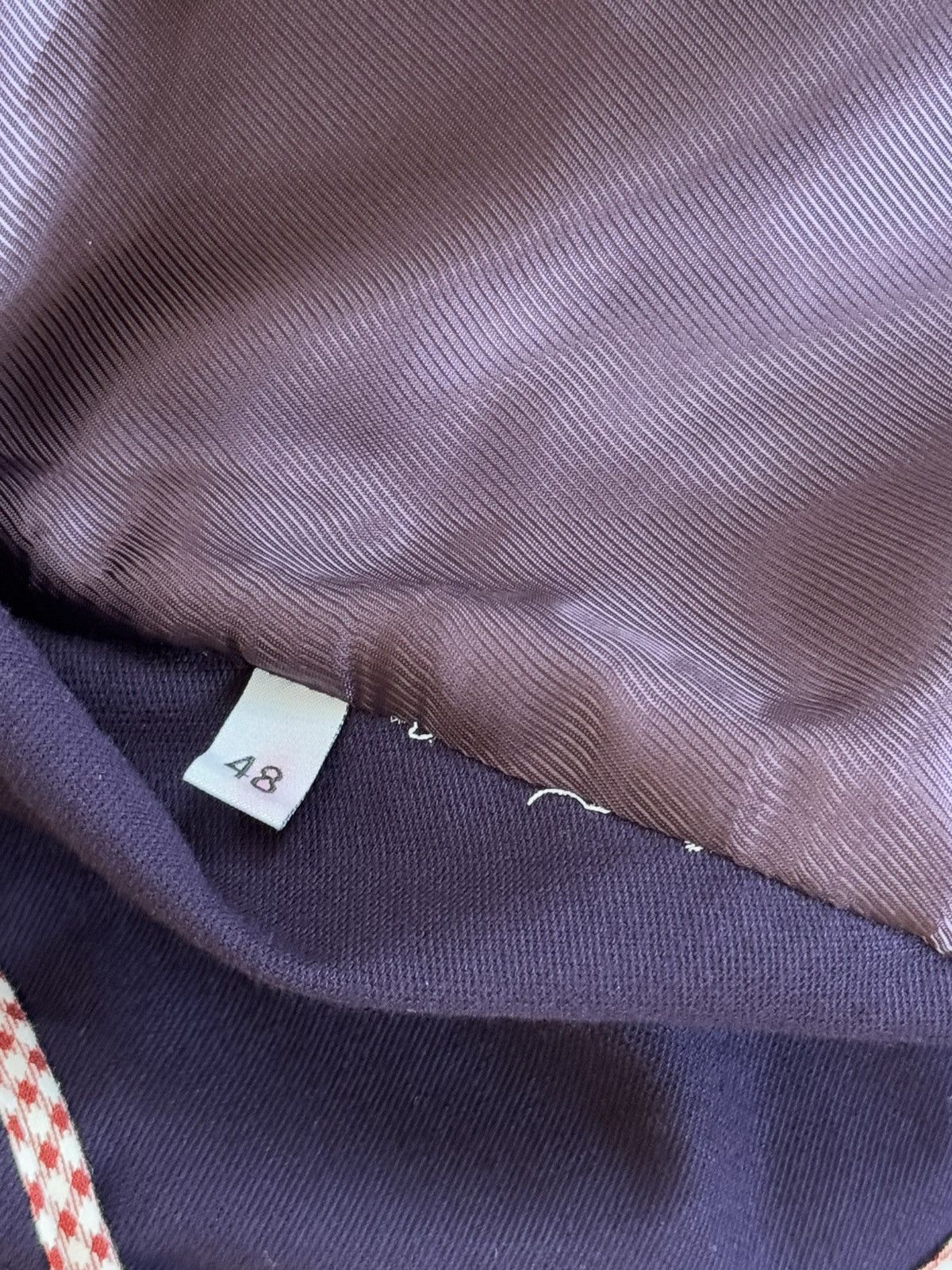 Designer Luis Trenker 48size velour purple blazer jacket coat Size XL / US 12-14 / IT 48-50 - 10 Thumbnail